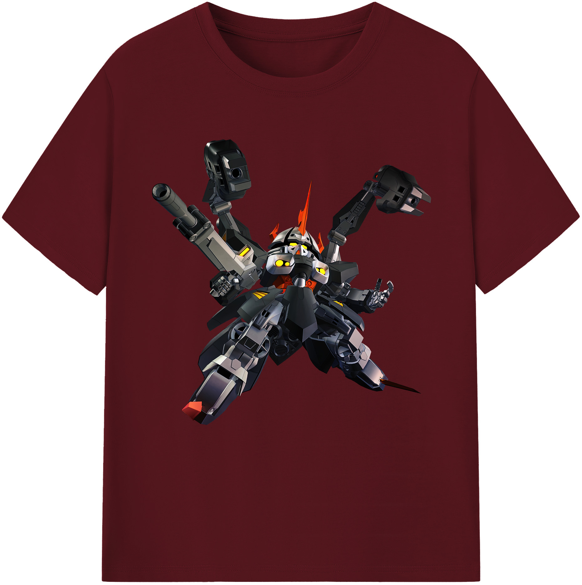（画像用） 機動戦士ガンダム Mobile Suit Gundam 綿100％半袖Tシャツ（フロントプリント）